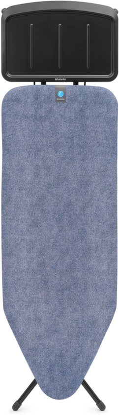 Brabantia Strijkplank C 124x45 cm Denim Blauw/Zwart