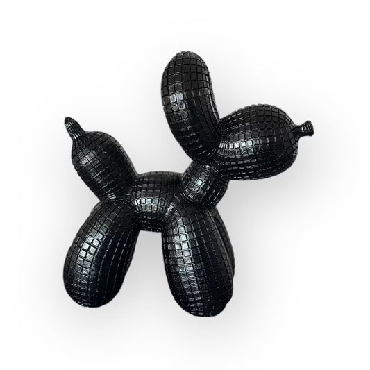 Ballon hond Zwarte Vierkantjes 25,5x11x25,5cm