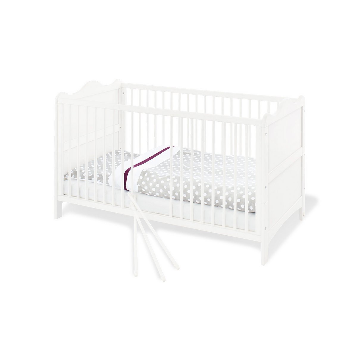 Set 'Florentina' extra breed 3 delen: ledikant, extra brede commode, 2-deurs kledingkast