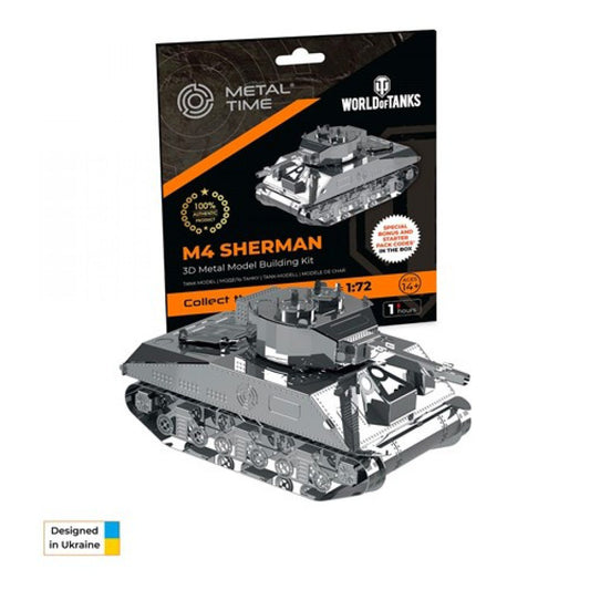 3D Metalen Bouwpakket M4 Sherman