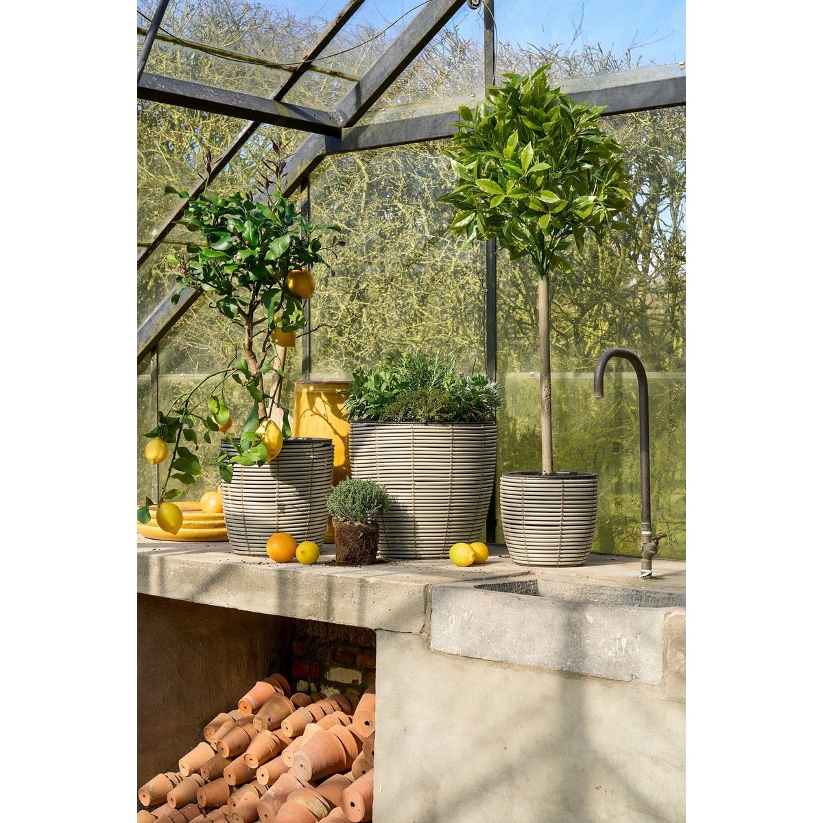 Kunstplant Laurel Groen Ø40cm H120cm