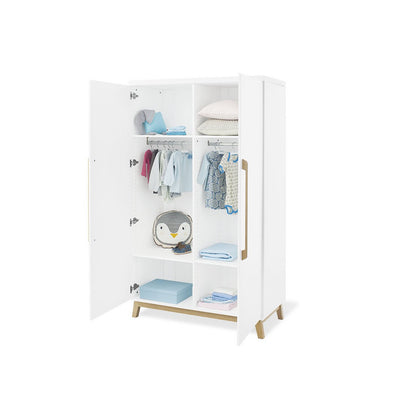 Set 'Riva' breed 3 delen: ledikant, brede commode, 2-deurs kledingkast