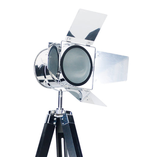 Staande lamp driepoot "Holly" verstelbaar 100-140 cm hoog zwart