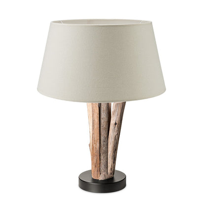 Tafellamp Melrose met Bindy Houten - Warm wit
