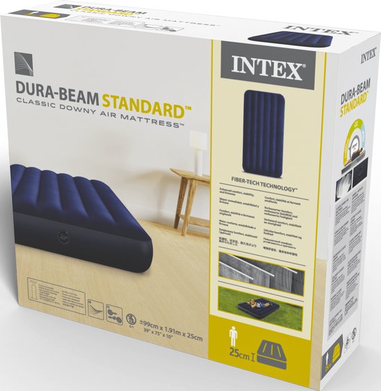 Intex 64757 Classic Downy Airbed 99x191x25 cm