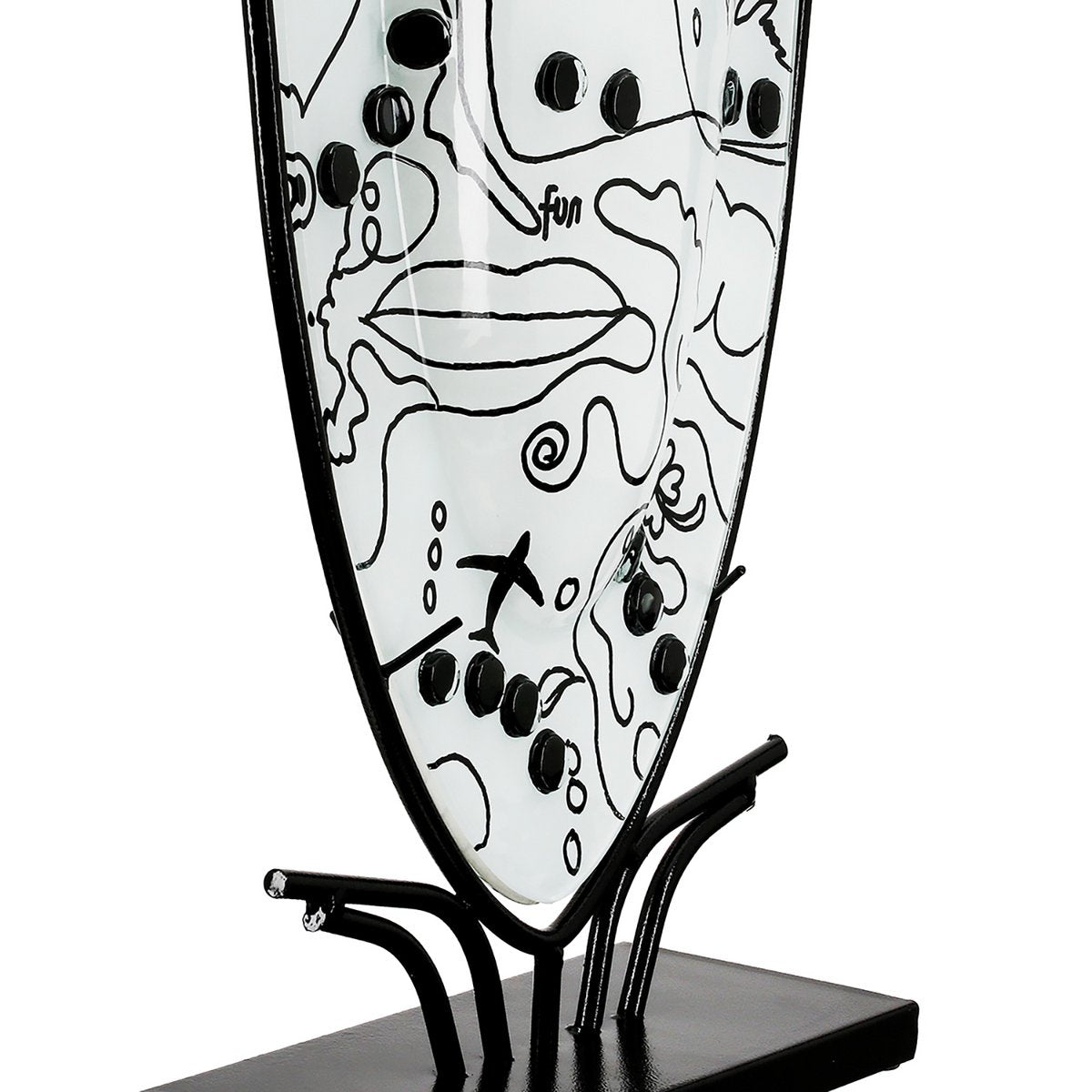 Vaas Modern Art wit H.49 cm