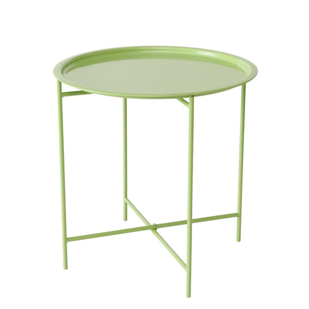 Boltze Home Dienbladtafel metaal groen