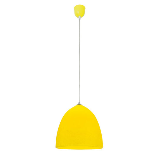 Siliconen hanglamp "Catinus" Ø 25 cm Geel