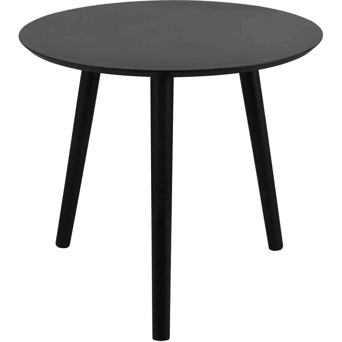 Set van 2 bijzettafels Zwart