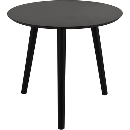 Set van 2 bijzettafels Zwart