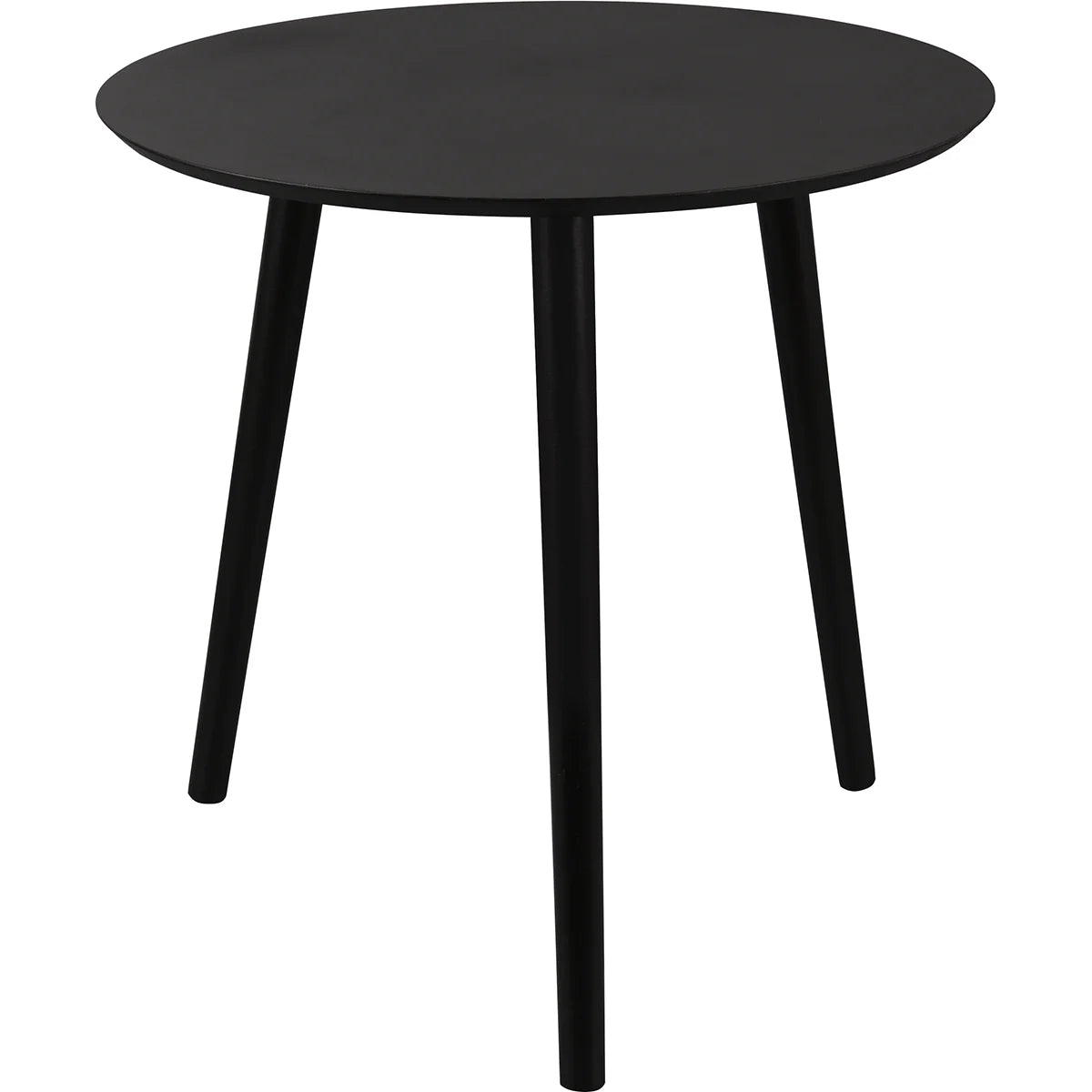 Set van 2 bijzettafels Zwart