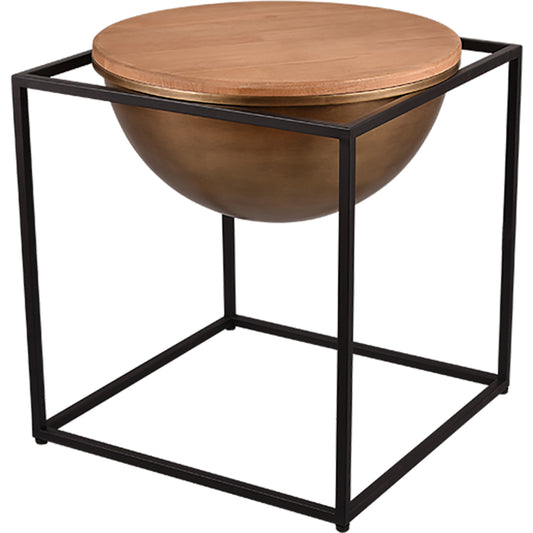 Bijzettafel Hout-Metaal