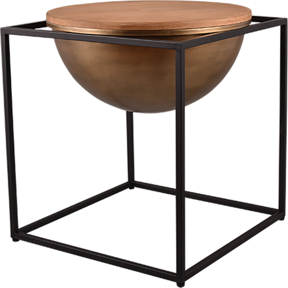 Bijzettafel Hout-Metaal