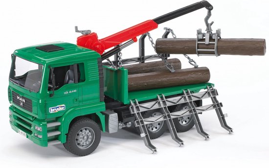 Bruder 2769 Vrachtwagen MAN Met Bomen