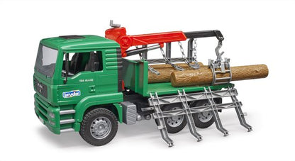 Bruder 2769 Vrachtwagen MAN Met Bomen
