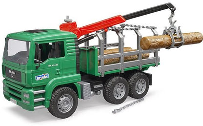 Bruder 2769 Vrachtwagen MAN Met Bomen