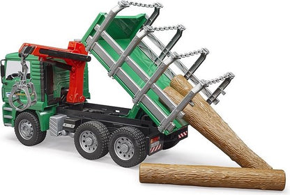 Bruder 2769 Vrachtwagen MAN Met Bomen