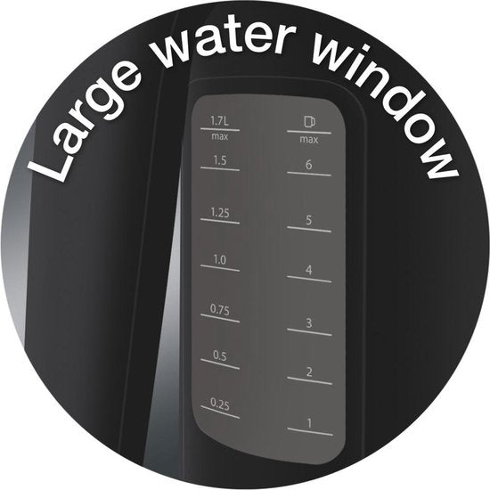 Braun WK3100 PurEase Waterkoker 1.7L 2200W Zwart