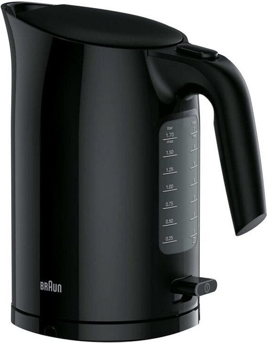 Braun WK3100 PurEase Waterkoker 1.7L 2200W Zwart