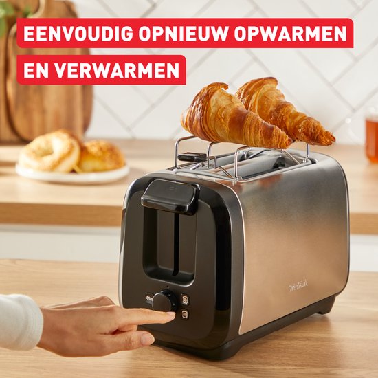 Tefal Subito RVS Broodrooster 1300W