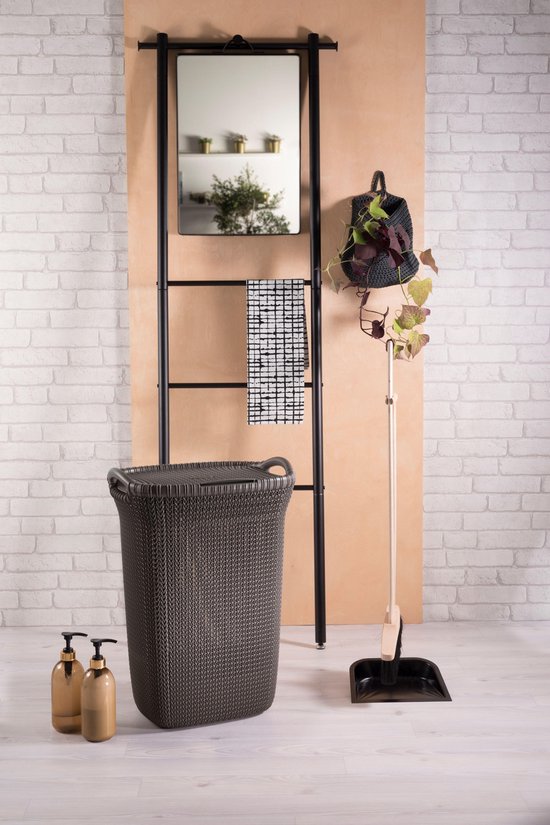 Curver Knit wasbox 57 liter bruin