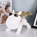 Bulldog wit met opbergbakje