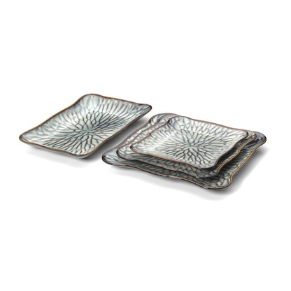 Het Lotus Ice Square Bord - Grijs Bruin - L