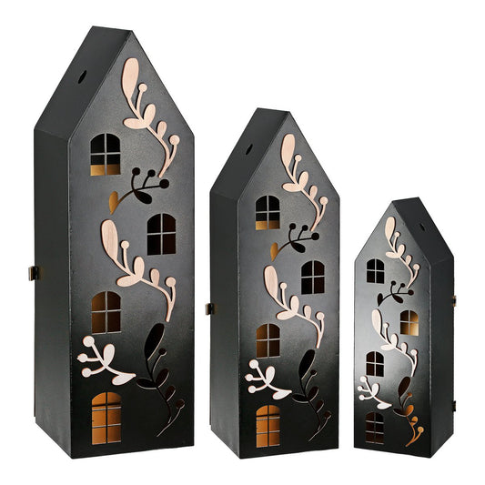 Set van 3 lantaarns "Ranken"