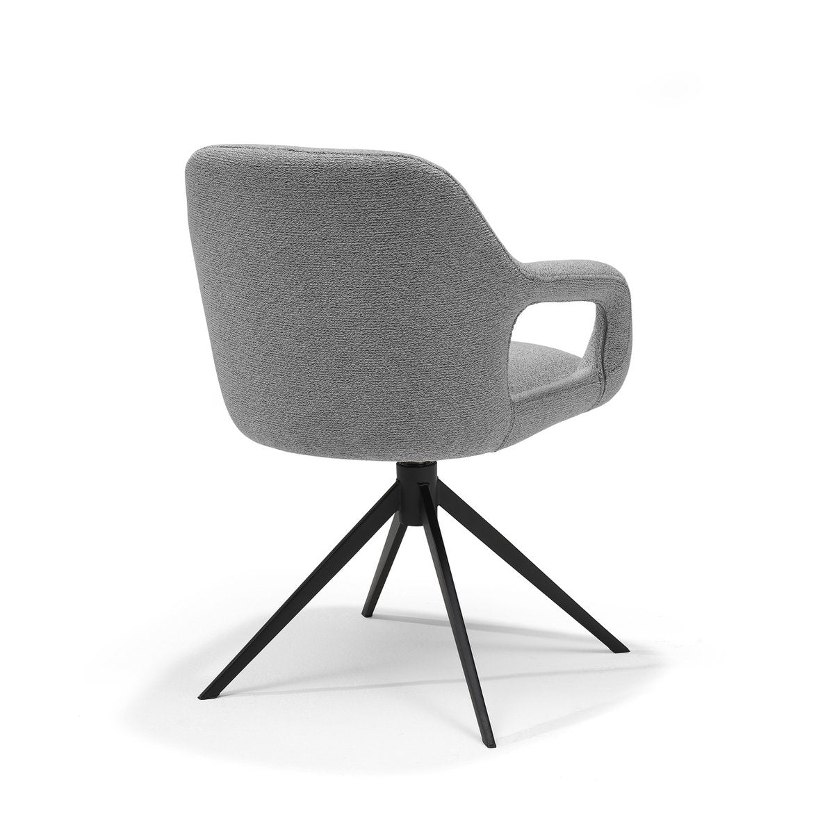 Move armstoel Stof Sahara #455 Grey - Relax functie - frame zwart
