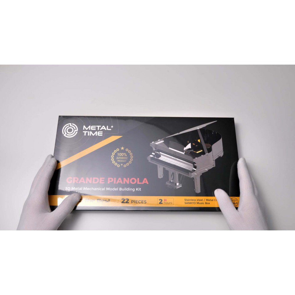 3D Metalen Bouwpakket Muziekdoos Grande Pionola