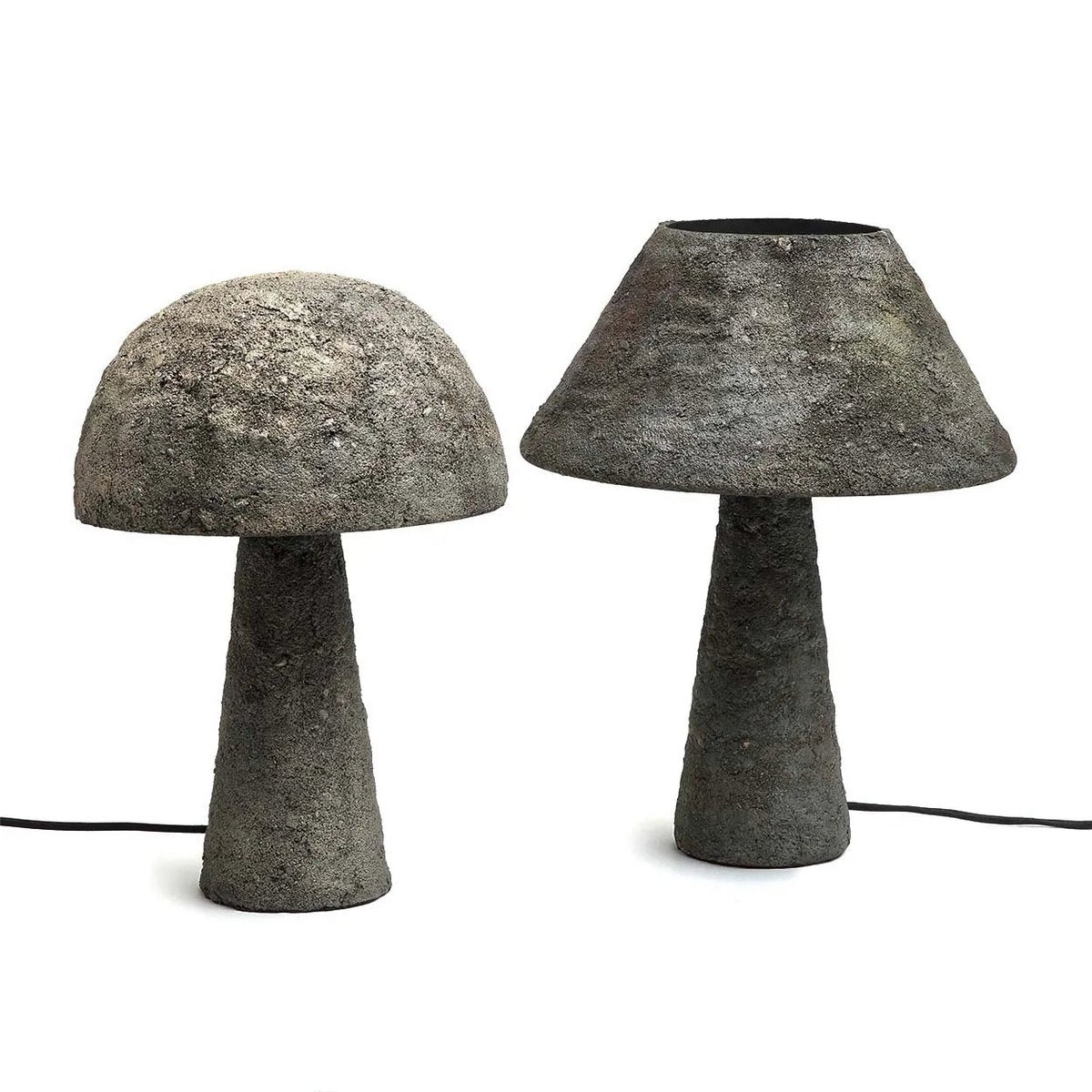 Betonnen paddestoeltafellamp