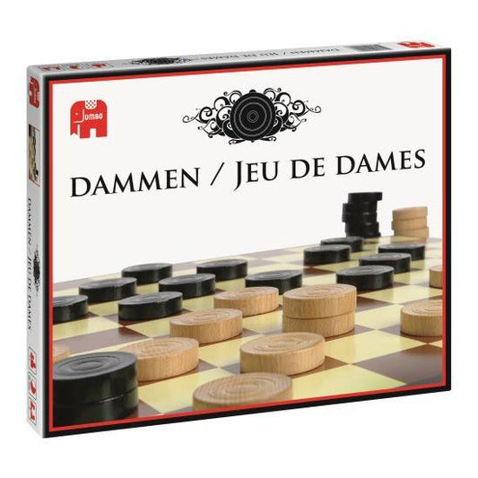 Jumbo dambord met stenen