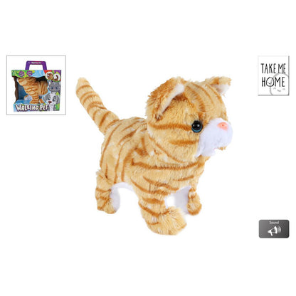 Looppoes miauwend 21cm