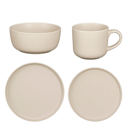Ozzu Serviesset 4 Persoons - Taupe