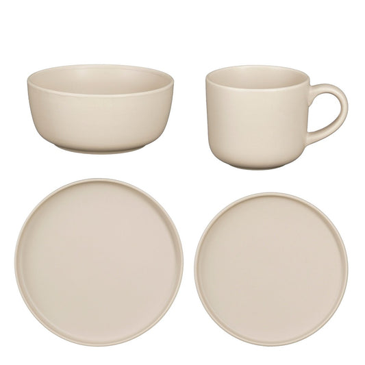 Ozzu Serviesset 4 Persoons - Taupe
