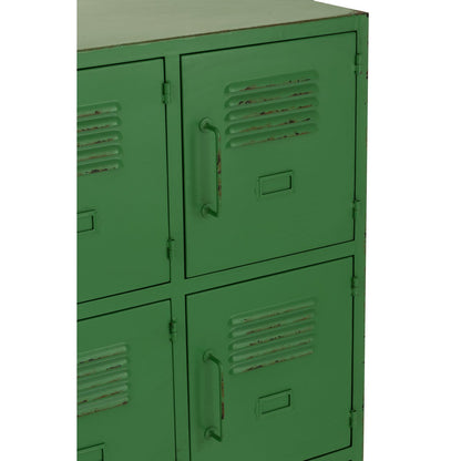 J-Line Kast 9 Deuren Metaal Groen