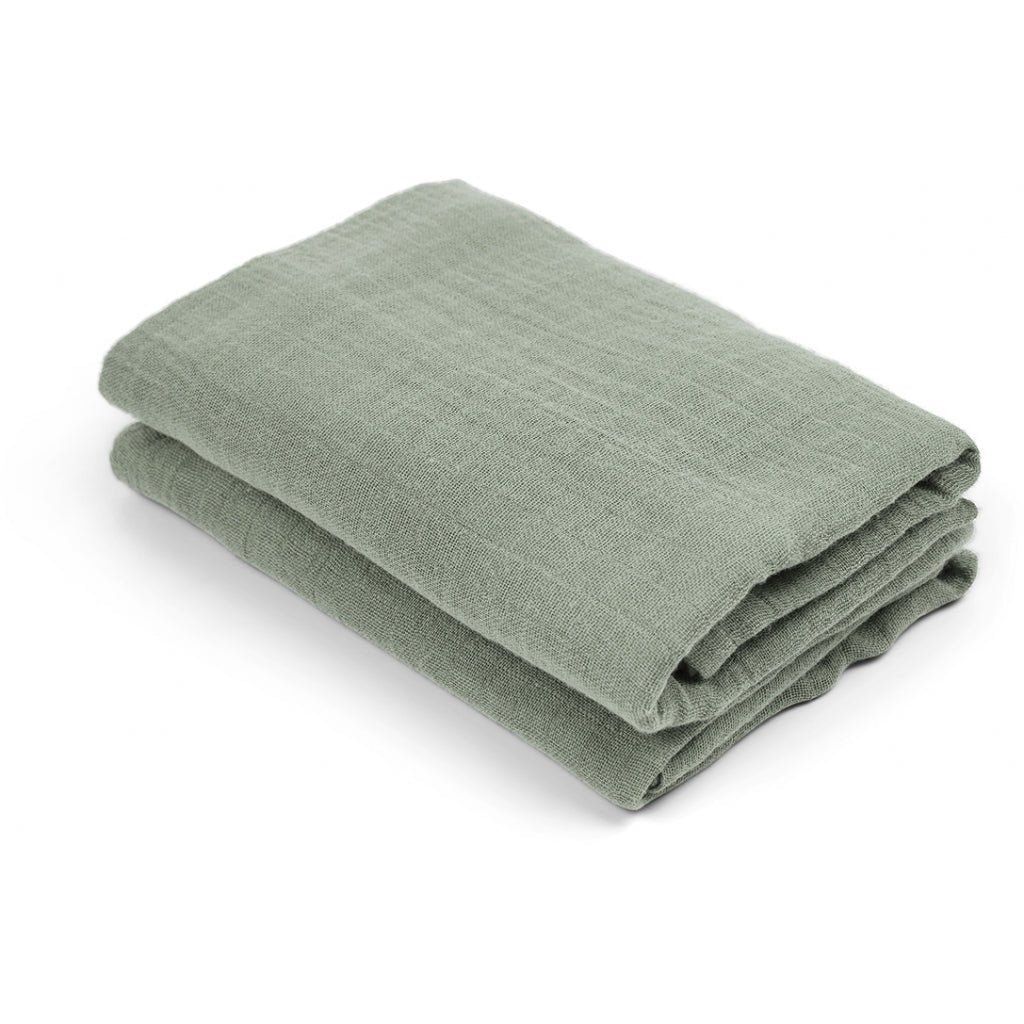 Bao mousselinedoek 2-pack-Warmgroen