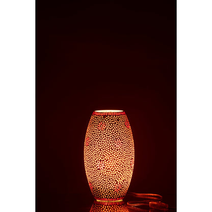 J-Line lamp Bram - glas - rood - medium