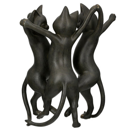 Beeldje kat "Gatto" H.30,5 cm 3 figuren