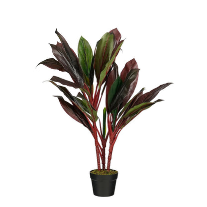 Kunstplant Cordyline Rood Ø70cm H90cm