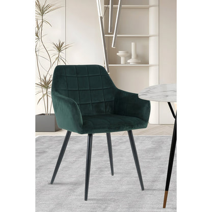 Eetkamerstoel, set van 2 groen
