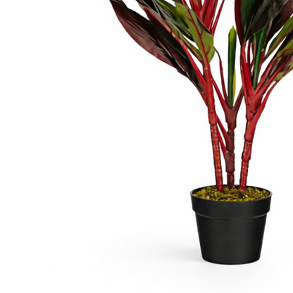 Kunstplant Cordyline Rood Ø70cm H90cm