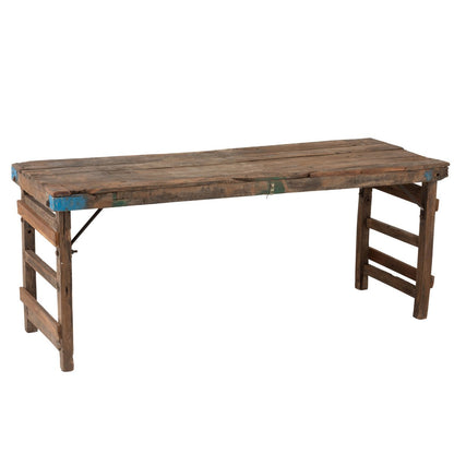 J-Line Console Verouderd Gerecycleerd Hout Bruin