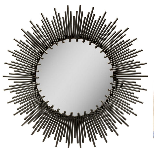 Spiegel - Arebe Metaal Zwart 75cm