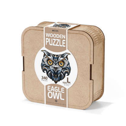 Houten Legpuzzel Uil