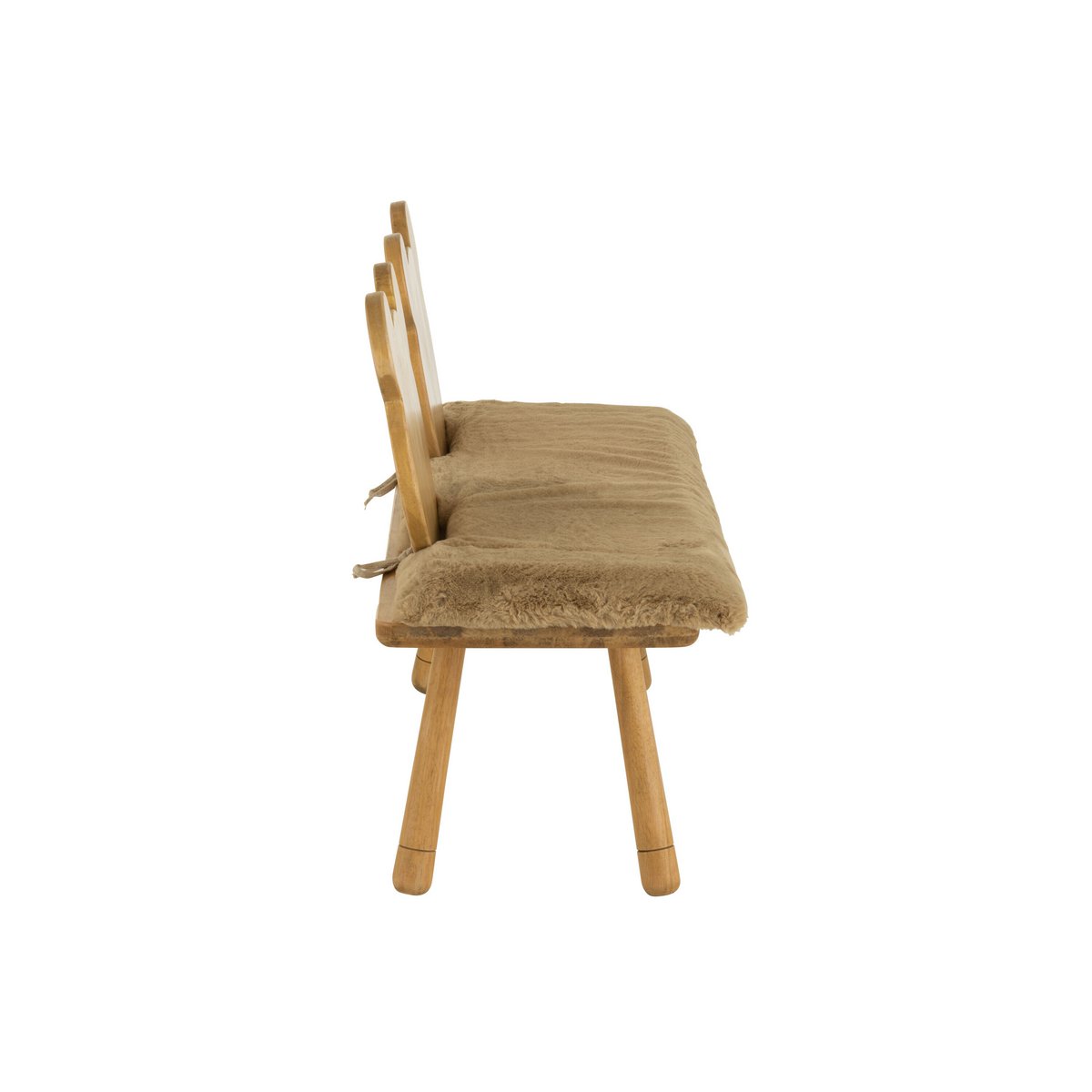 J-Line Stoel Kind Beer 2 Persoon Hout Naturel