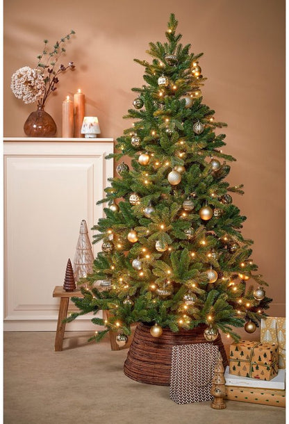 Kerstbal set 60 Unbreakable baubles Champagne