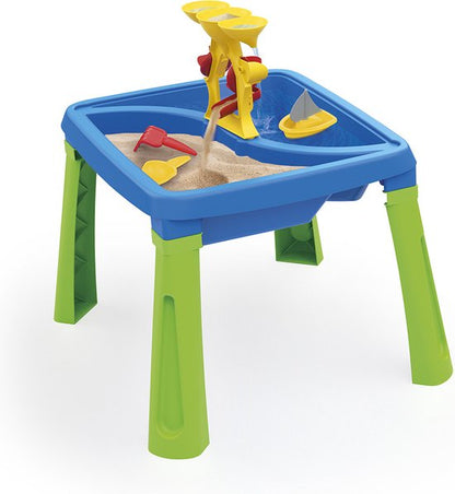 Dolu Zand-Watertafel + Accessoires Blauw/Groen