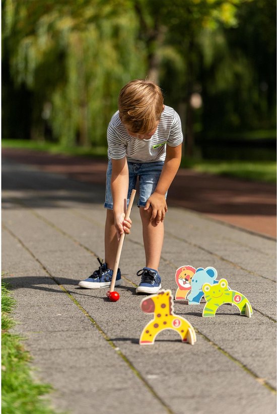 Outdoor Play Dieren Croquet Set