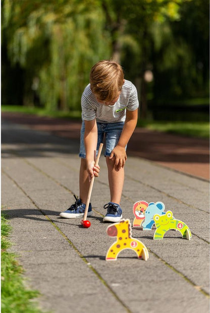 Outdoor Play Dieren Croquet Set